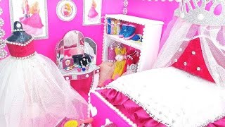 DIY Miniature Doll House Cardboard 💕 DIY Miniature Dollhouse Room 💕 DIY miniature House [upl. by Abernathy]