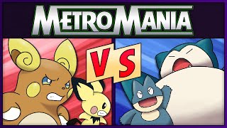 MetroMania Season 11 Heat 1 ♦ RAICHU amp PICHU vs SNORLAX amp MUNCHLAX [upl. by Rempe]