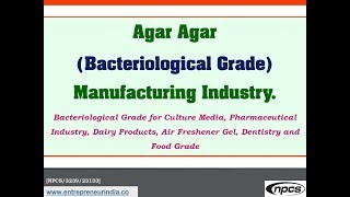 Agar Agar Bacteriological Grade Manufacturing Industry [upl. by Allister]