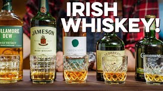 Tasting amp Ranking 5 Irish Whiskeys  How to Drink [upl. by Nnav39]