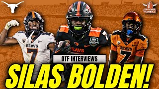 Silas Bolden Joins On Texas Football  Longhorns  Interview [upl. by Holle]