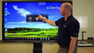 Clear Touch Interactive Panel  Touch Screen Display Demo [upl. by Trinetta658]