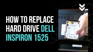 How To Replace Hard Drive Dell Inspiron 1525 [upl. by Nnylak]