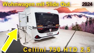 Tabbert Cellini 750 HTD 25 2024 🦊 Slide Out im Wohnwagen [upl. by Twelve]