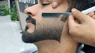 BEST 👍 BEARD 🔥 STYLES FOR MEN  BEARD BARBER STYLE  Dari Cutting Style 3023 [upl. by Durrell159]