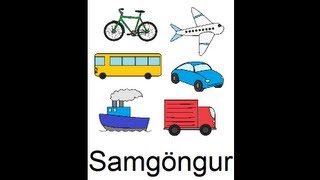 Icelandic Lesson 40 Transportation  Singular and Plural Pronunciation [upl. by Eirrol]