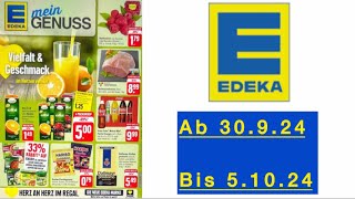 EDEKA Prospekt Angebote Rabatte Gültig von 30924 bis 51024​⁠Werbungde [upl. by Los450]