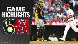 Brewers vs Angels Game Highlights 61724  MLB Highlights [upl. by Daven]