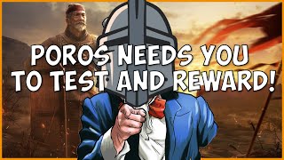 Conquerors Blade Poros Needs You To Test and Reward [upl. by Claudian]