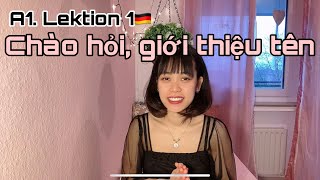 MENSCHEN A11 Lektion 1 Hallo ich bin Nicole  Chào hỏi trong tiếng Đức cho người mới bắt đầu 🇩🇪 [upl. by Lothaire]