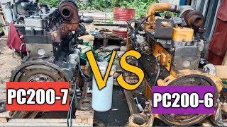 Perbedaan Engine komatsu PC 2006 dengan PC2007 S6D102 [upl. by Erland23]