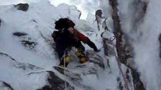 Winter climbng on Fluted Buttress Direct 31st March 2008 [upl. by Kohl]