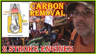 DECARBONIZING YOUR 2 STROKE ENGINE  Hitachi RB24EAP LEAF BLOWER HARD STARTING ENGINE [upl. by Berlyn436]