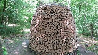 Holzhausen Firewood Stacking A Traditional Technique [upl. by Adnulahs]