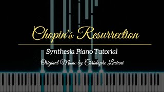 🎹 Chopins Resurrection Sentimental Waltz  Synthesia Tutorial  Composed by Christophe Luciani [upl. by Tersina321]