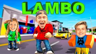 Stephen Sharer  LAMBO Official Roblox Music Video ft Carter Sharer and Grace [upl. by Drice]