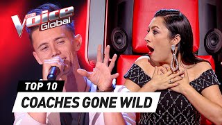 Blind Auditions that make the COACHES GO CRAZY on The Voice [upl. by Na]