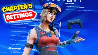 BEST Controller AIMBOT SETTINGS  Sensitivity in Chapter 5 Fortnite Tutorial [upl. by Lac]