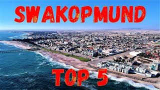 Top 5 attractions in Swakopmund west coast of Namibia southern Africa [upl. by Nawat]