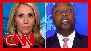 Oh come on Bash presses Tim Scott on Trumps false claims [upl. by Lanahtan162]