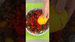 Best Mediterranean Salad saladrecipe deliciousfood summervibes summercooking easydinner yum [upl. by Reinert239]