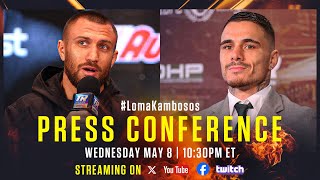 Vasiliy Lomachenko vs George Kambosos  FINAL PRESS CONFERENCE [upl. by Egas]