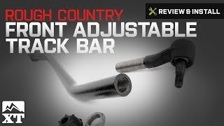 Jeep Wrangler 19972006 TJ Rough Country Front Adjustable Track Bar Review amp Install [upl. by Grath]