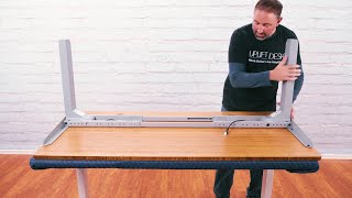 Assembling the UPLIFT V2 Standing Desk No Music [upl. by Amerigo]