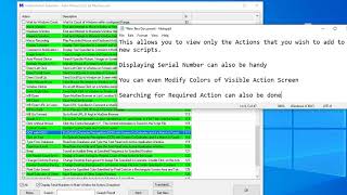 Modify Visible Actions for new Script in Auto Mouse Click by MurGee com [upl. by Timus]