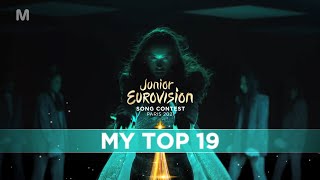 Junior Eurovision 2021  My Top 19 [upl. by Alyhc953]