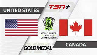 2023 WJLC  United States vs Canada  Gold Medal Game 13 [upl. by Nakasuji656]