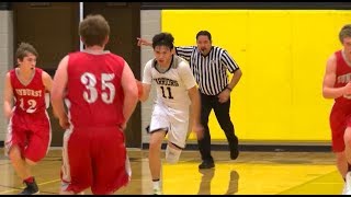 Heart Butte boys rack up 100 against Sunburst to remain undefeated [upl. by Aicemak]