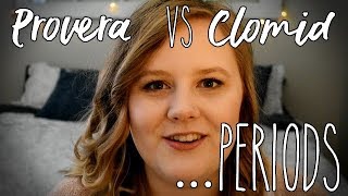 TMI Provera VS Clomid PERIODS [upl. by Rebe]