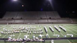 Plano East PESH Marching Band Oct 2011  Currents Air Water Electric [upl. by Adnyc]