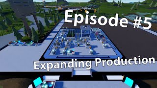 Roblox Space Industry Simulator Playthrough Ep 5  Moonrock Parts and Expanding Production [upl. by Vaas]