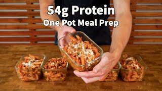 Cajun Chicken Pasta Meal Prep  One Pot Recipe [upl. by Abbot595]