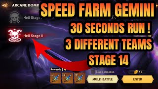 Awaken Chaos Era  3 SPEED FARM TEAMS FOR GEMINI  30 SECONDS RUNS  ULTRA FAST [upl. by Katlin55]