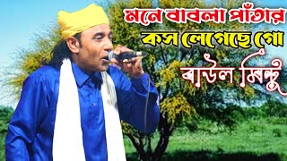 মনে বাবলা পাঁতার কস লেগেছে গো  বাউল মিন্টু  Mone Babla Patar Kosh Legese Go  Baul Mintu [upl. by Irita924]