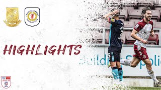 HIGHLIGHTS Northampton Town 1 Crewe Alexandra 0 [upl. by Ahsenre]