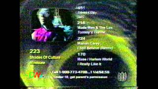 The Box Music Network  Music Menu 1999 [upl. by Dylane]