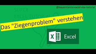 045  Ziegenproblem verstehen  excel  vba  tutorial  programmieren lernen  Karriere  Mathe [upl. by Merideth]