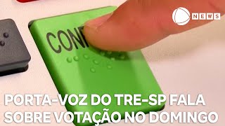 Portavoz do TRESP esclarece dúvidas sobre votação [upl. by Aicinad]