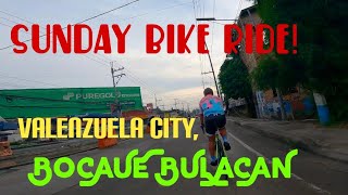 bikexercisenilakay MC ARTHUR HIGHWAY BIKE RIDE  Valenzuela city to Bocaue Bulacan [upl. by Enialedam]