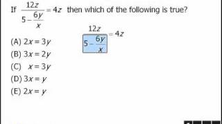 GRE Math Tricks The quotSomethingquot Method for complicated equations [upl. by Angelico]