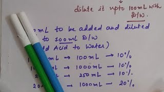 How to prepare 10 H2SO4  Preparation of 10h2so4 [upl. by Nani]