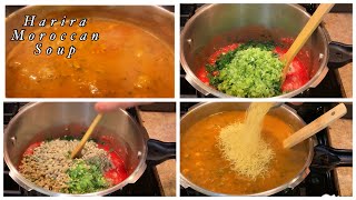 Harira  Moroccan Soup Recipe [upl. by Devora]