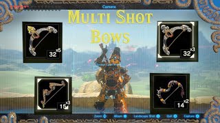 Where to find MULTI SHOT BOWS in BOTW [upl. by Joann888]