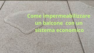 impermeabilizzare un terrazzo fai da te [upl. by Dnalor]