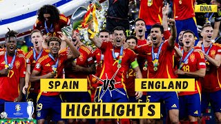 Spain Vs England Highlights Spain Become Champions For The 4th Time Beat England I UEFA Euro 2024 [upl. by Johnnie]