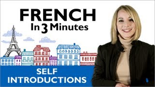 Learn French  How to Introduce Yourself in French [upl. by Yablon576]